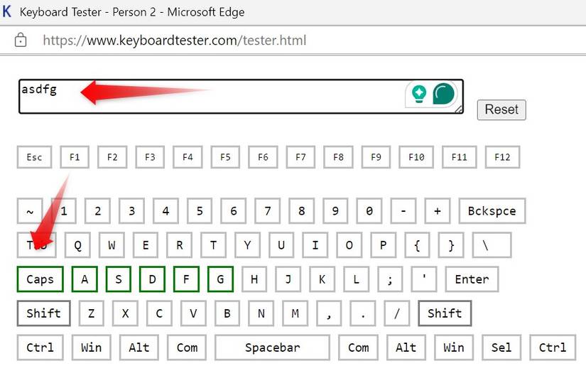 Type Test Keyboard 8 Things to Check When Buying a Used Windows Laptop