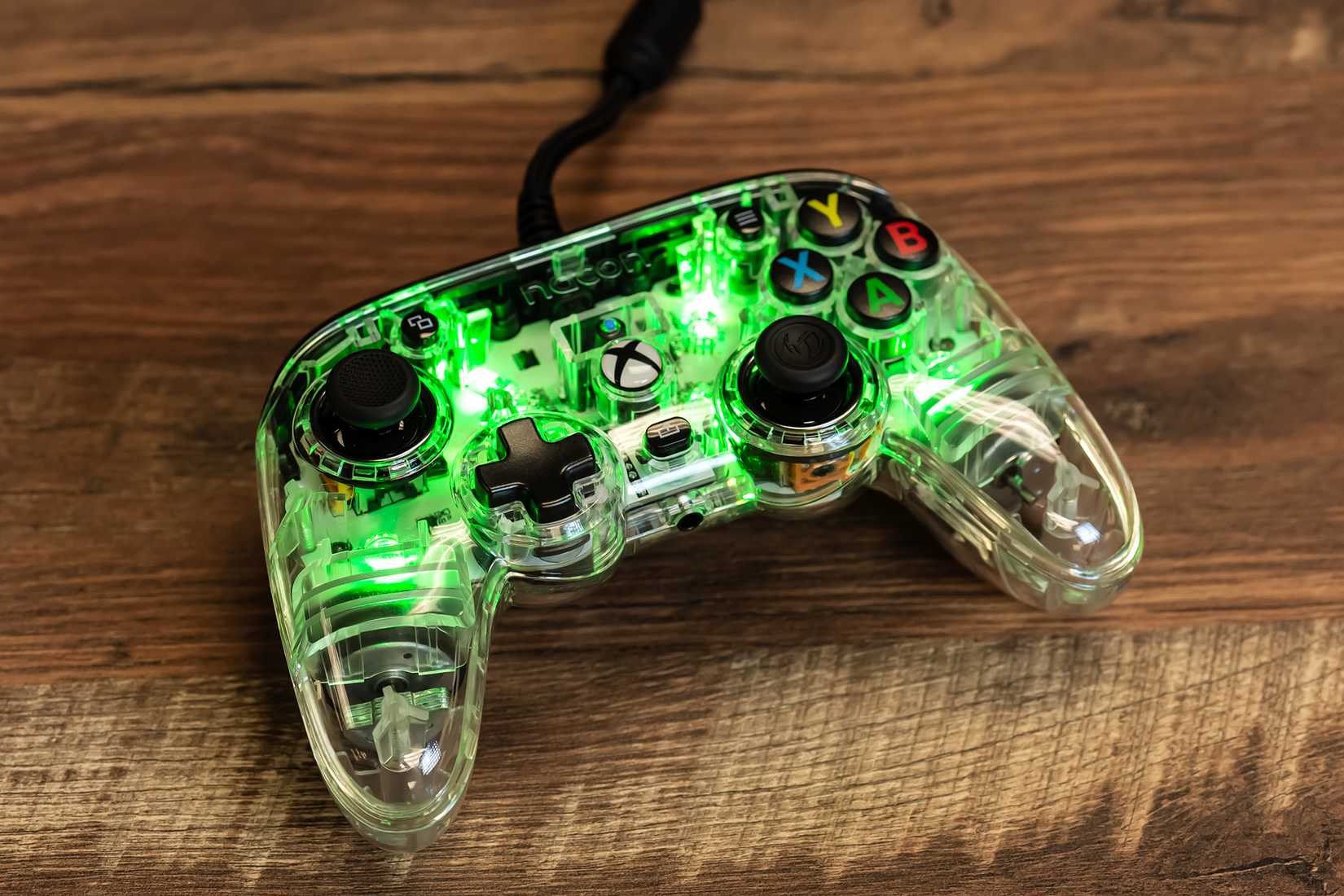 The illuminated Nacon Colorlight Wired Controller