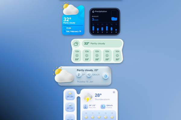 Android weather widgets.