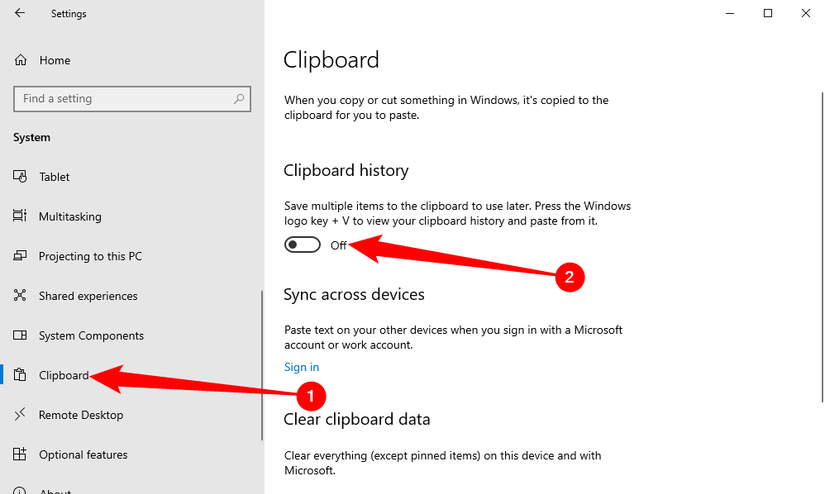 How to Clear Your Clipboard History on Windows 10