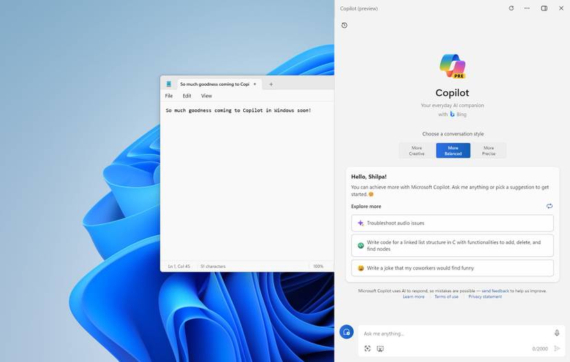Microsoft Copilot Is Getting More Attention on Windows 11