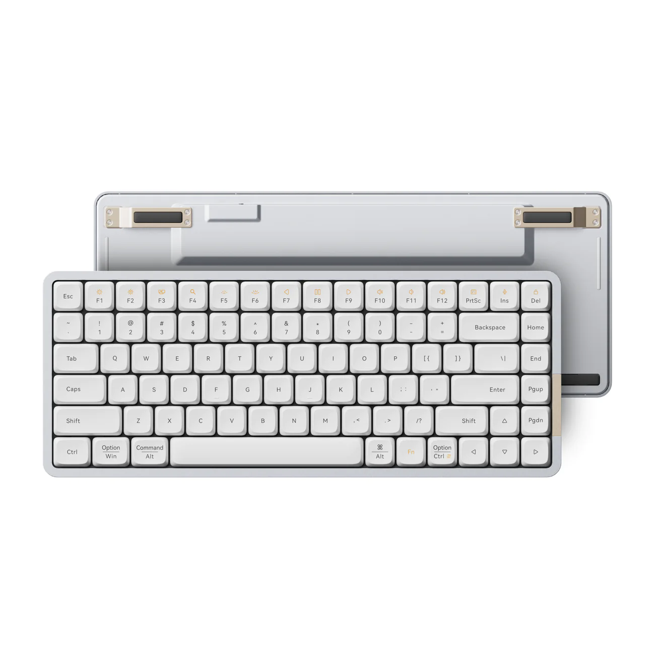 Lofree Flow lite 84 ホワイトとNuphy パームレスト Flow Lite84 Affordable-for-all Low-profile Mechanical