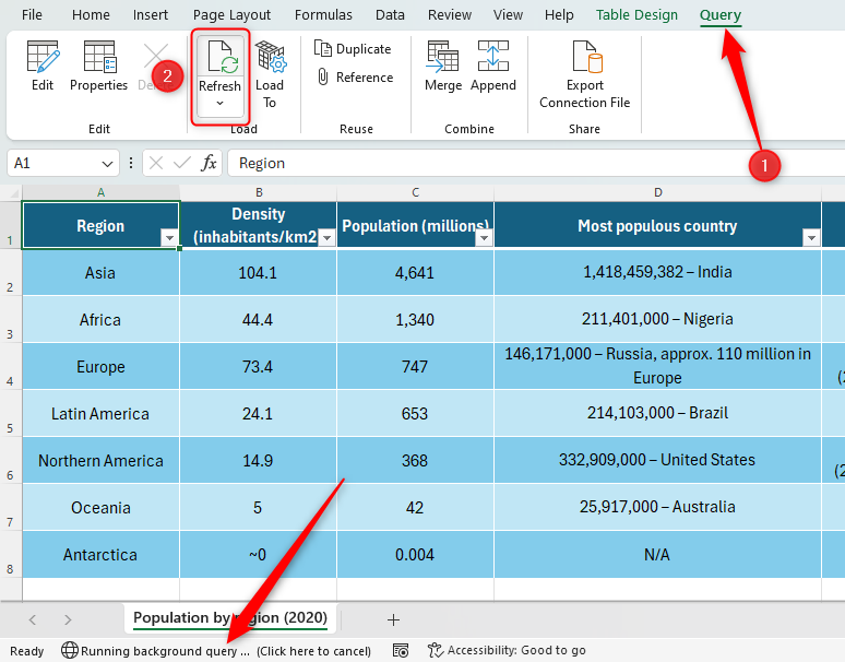 Excel Refreshable Web Query How to Import Tables From the Web to Excel 365