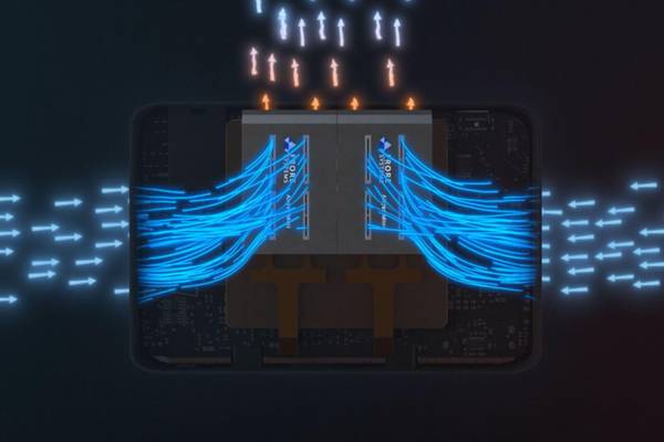 A Solid-state cooling setup inside a Mini PC.