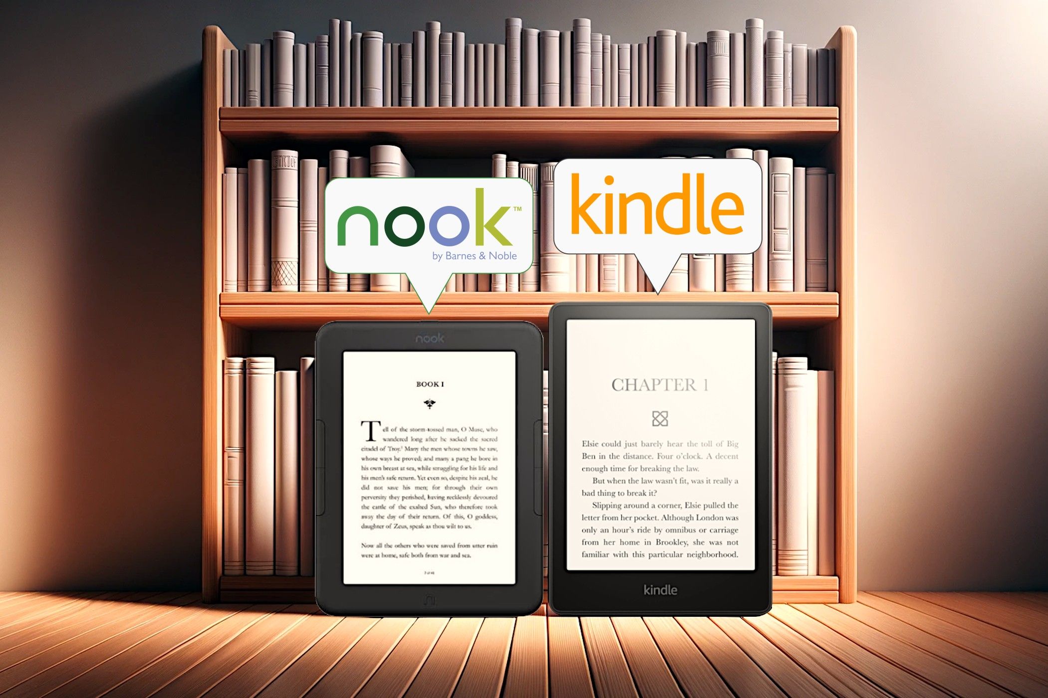 Nook GlowLight 4 vs Kindle Paperwhite