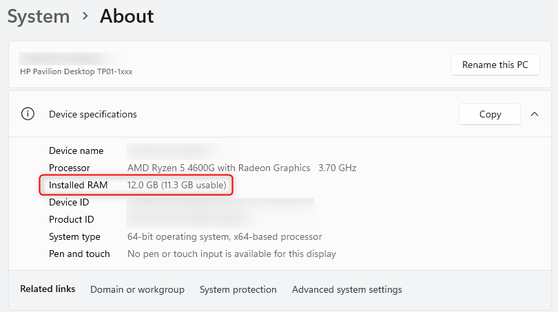 Setup Pc Ram How to See How Much RAM Is In Your PC (and Its Speed)