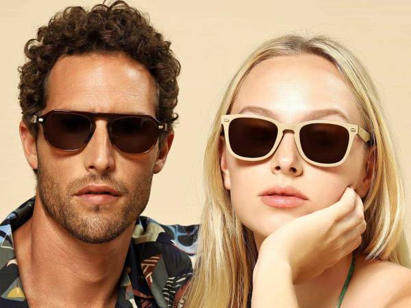 Man and woman wearing Selfmade sunglasses