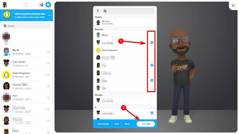Using Snapchat on the Web Shines for Chatting and Keeping Your Streak