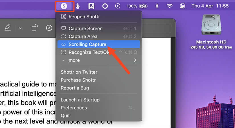 Screen Sort Setting 4 Ways to Take a Scrolling Screenshot on a Mac