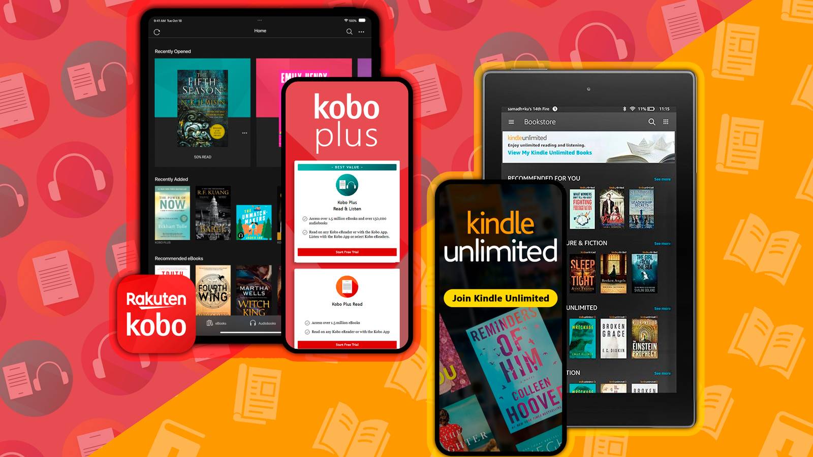 Kobo Plus vs. Kindle Unlimited Who Has the Best eBook