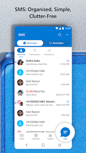 Microsoft Outlook Can Now Send Text Messages on Android