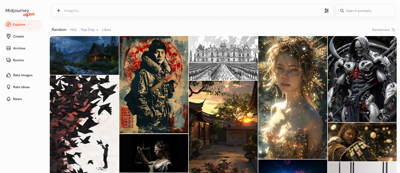 Midjourney Now Has Web Interface, Here's How to Use It