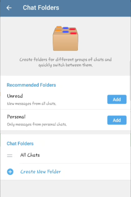 Chat For Folder Structure You Can Organize Your Telegram Chats in Folders (And I Wish I Started ...