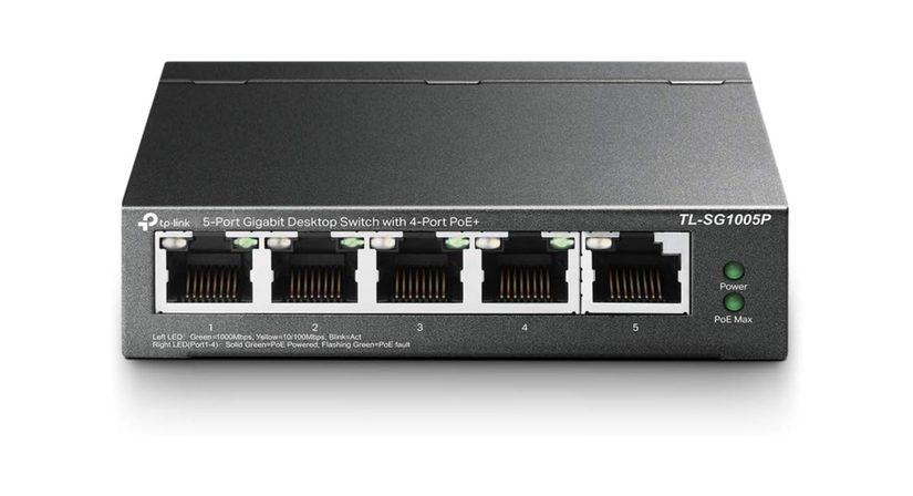A PoE switch adds both power and regular ethernet connectivity to your network, for now or later.