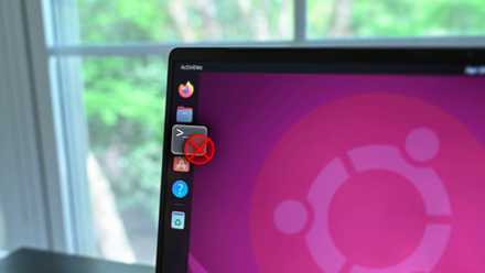 Ubuntu side toolbar showing the terminal