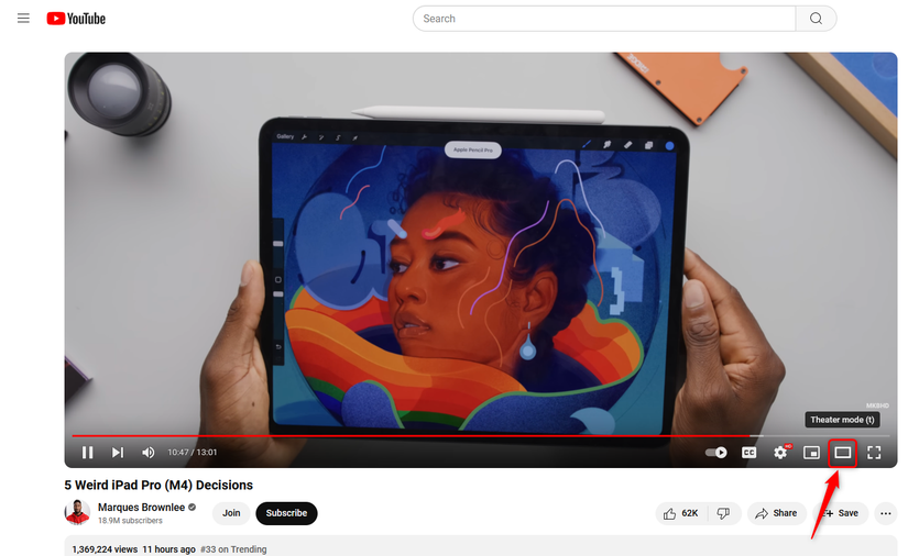 Youtube Screen Navigation I Use This Trick to Remove the Sidebar Clutter From Every YouTube Video