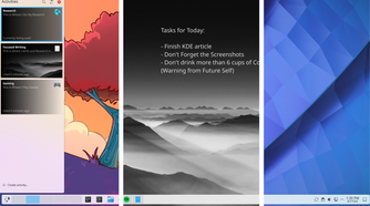 KDE Activities Overview.