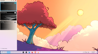 KDE Activity for Research.