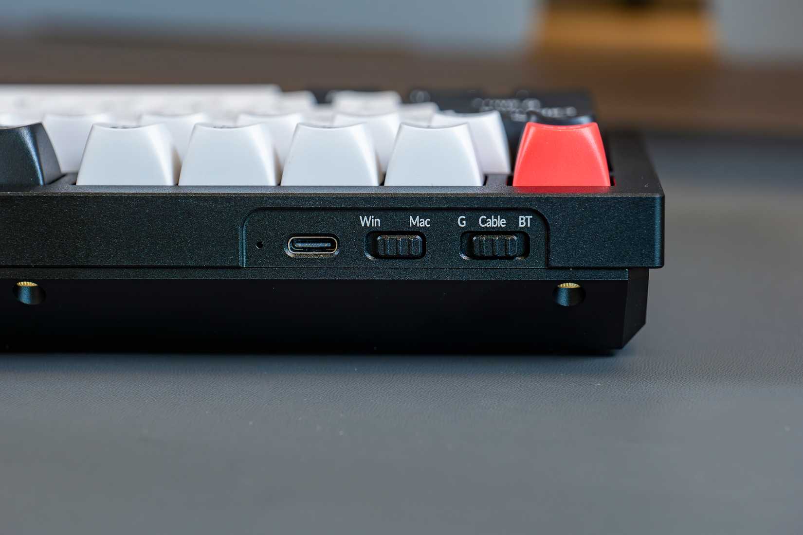 The Keychron Q1 HE -Wireless QMK Custom Magnetic Switch Keyboard settings switches.