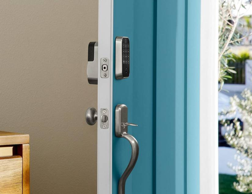 The Yale Assure Lock 2 with Wi-Fi installed on an entry door.