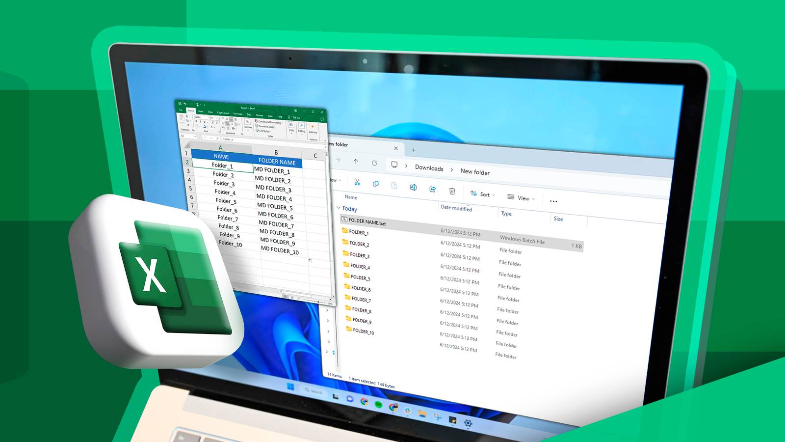 Don’t Spend Hours Batch-Creating New Folders—Use Excel to Do It in Minutes
