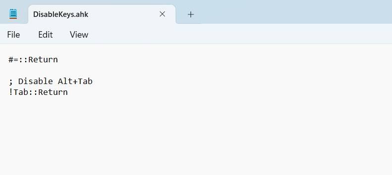 Notepad 0 Key How to Prevent the Windows Key, Alt+Tab, and Sticky Keys From Ruining ...