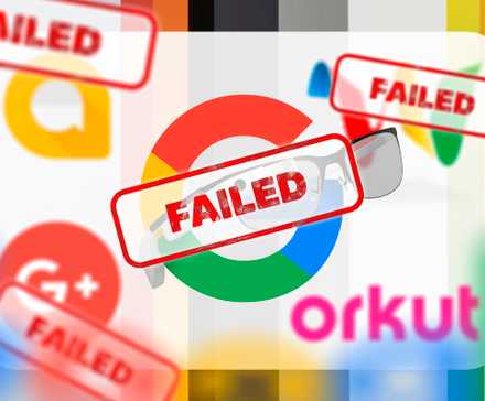 Some Google's services that failed.