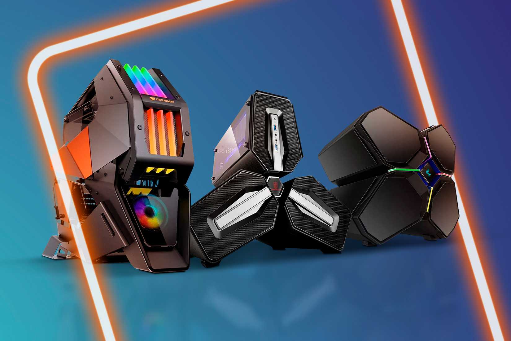 Three computer buildings nearby.