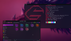 Garuda Linux Transparency Effect
