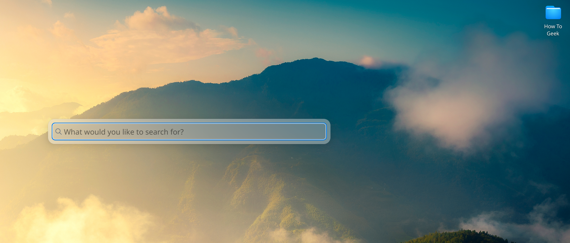 Deepin Linux UI - Quick Search