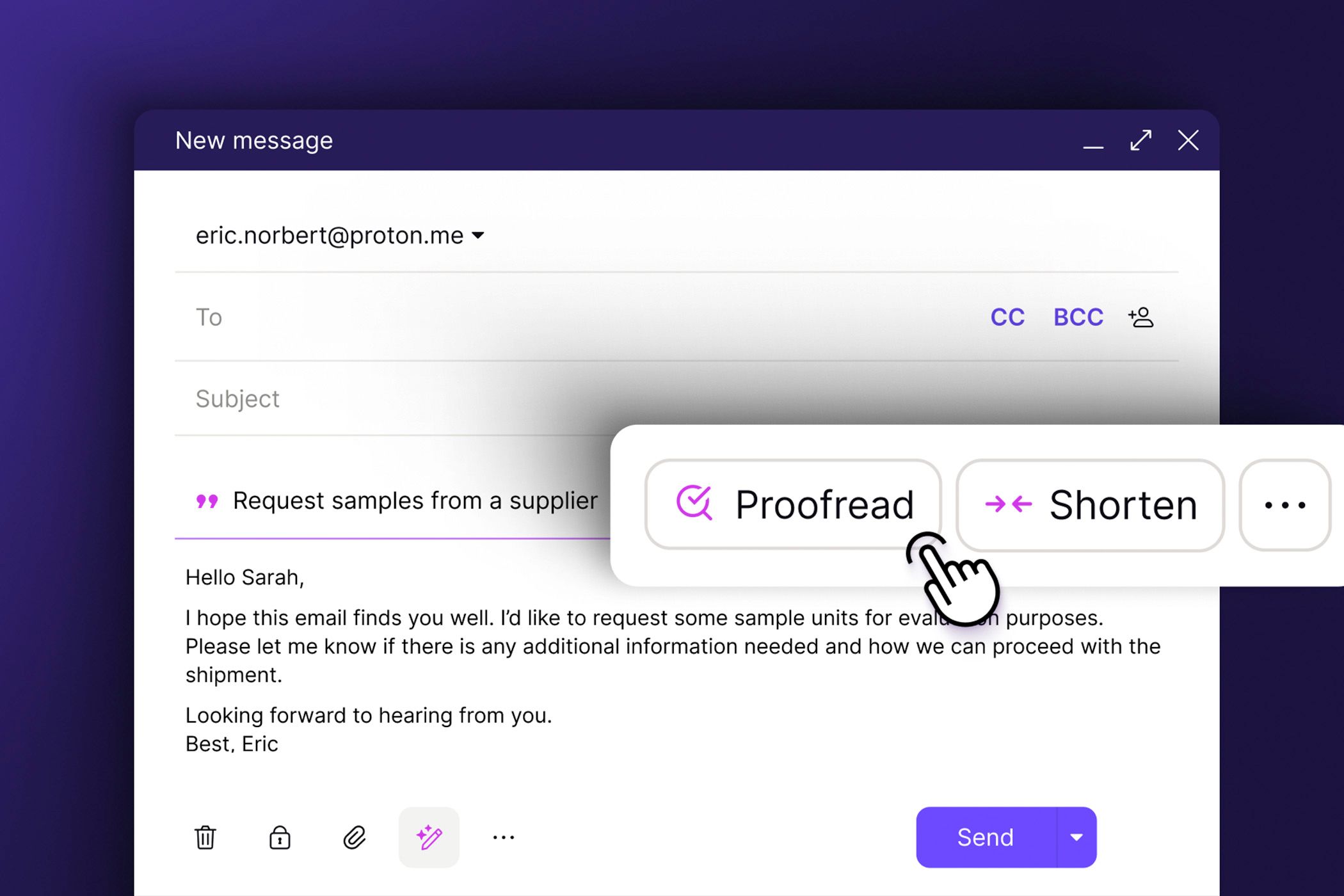 Proton Mail Wants to Write Your Emails for You