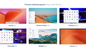 Zorin OS Pro Layouts