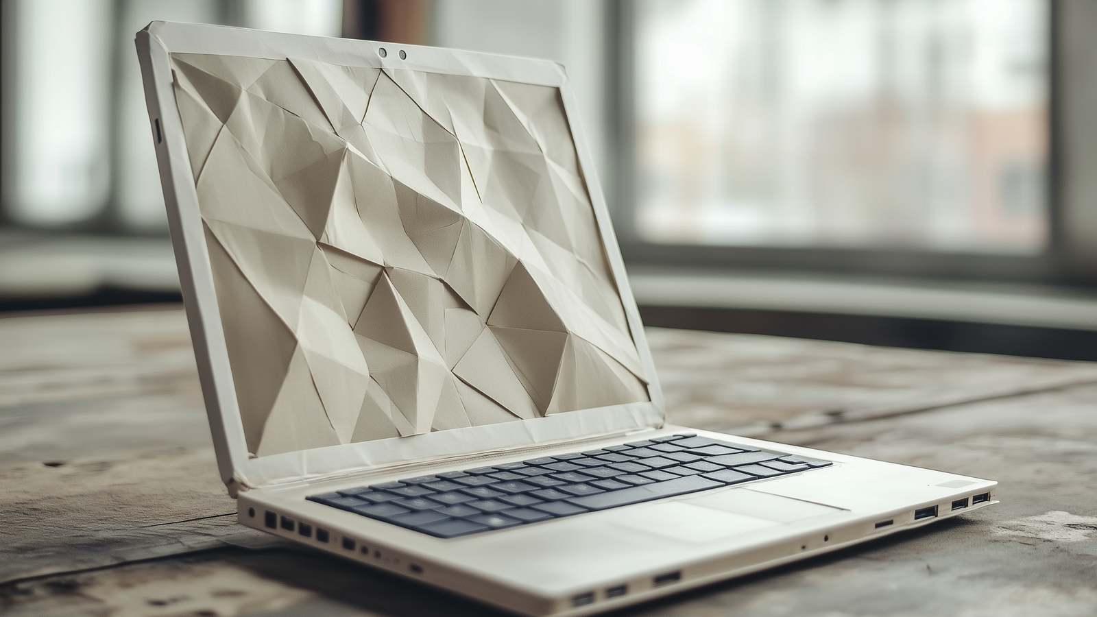 Foldable Computer Texture Foldable Screens Make Way More Sense for Laptops Than Phones