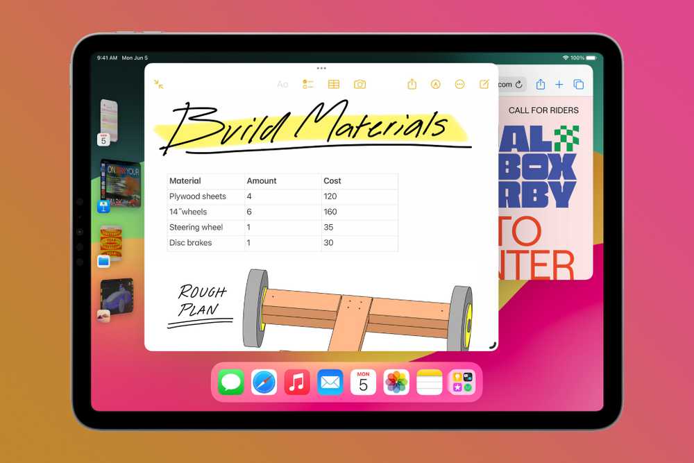 Apple's Stage Manager multitasking on iPad