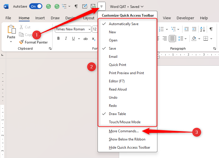 5 Quick Access Toolbar Must-Haves in Microsoft Word