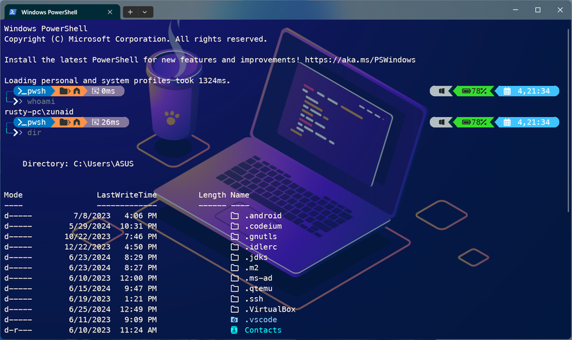 Terminal Pc Program The Windows Terminal Looks Dull, so I Made It Look Cool