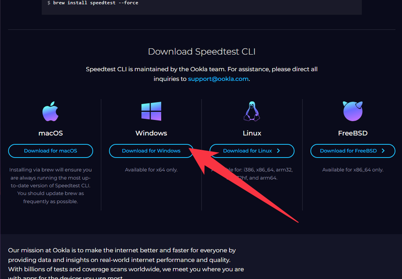 How to Run a Lightweight Command Line Speed Test on Windows, Mac and Linux