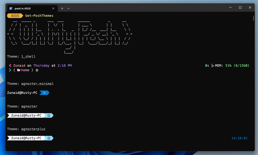 Powershell Fallout Theme The Windows Terminal Looks Dull, so I Made It Look Cool