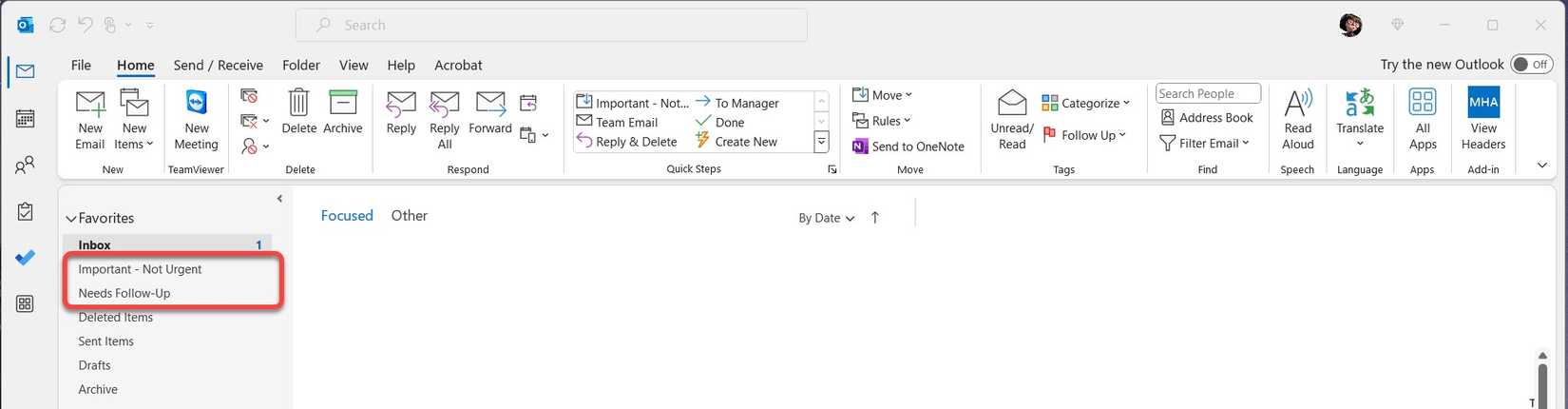 View Outlook Folder Structure How Microsoft Outlook Helps Me Achieve Inbox Zero