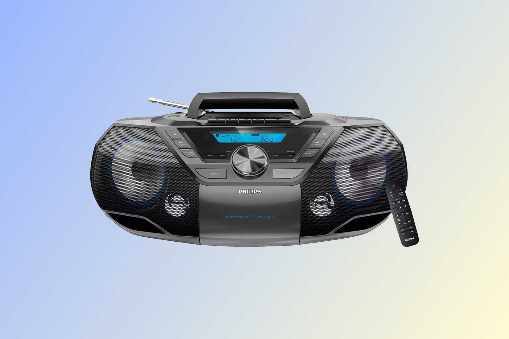 Philips Portable CD Player Bluetooth with Cassette