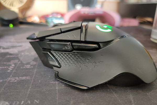 The Logitech G502 Lightspeed.