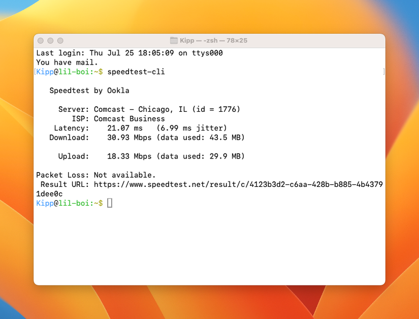 How to Run a Lightweight Command Line Speed Test on Windows, Mac and Linux