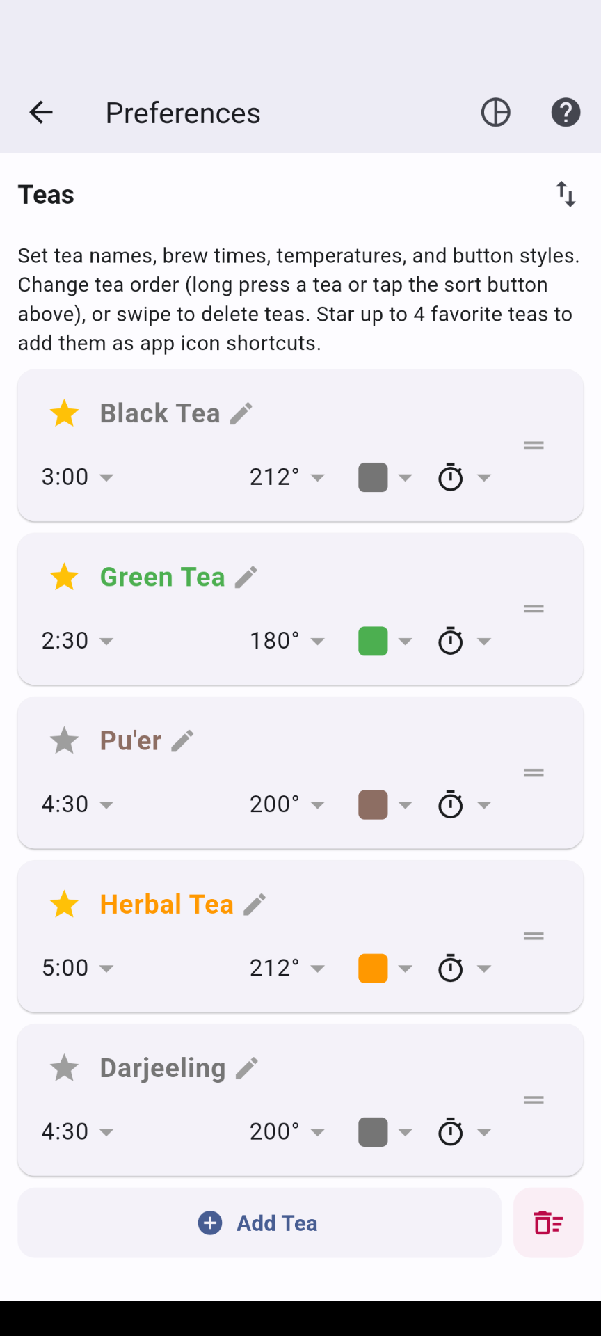 Every App Should Be Like This Tea Timer App