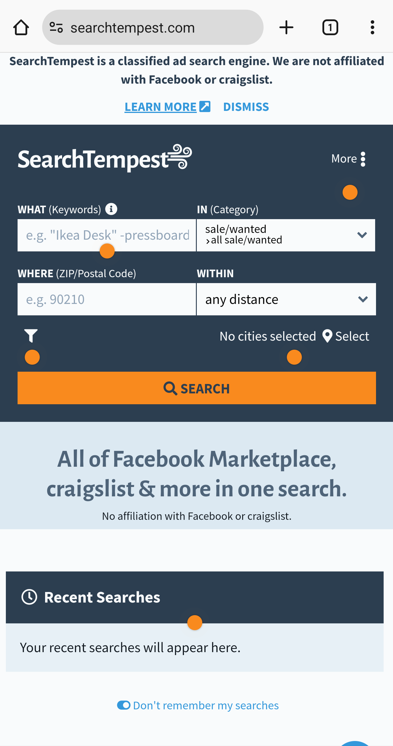 How to Search All of Craigslist
