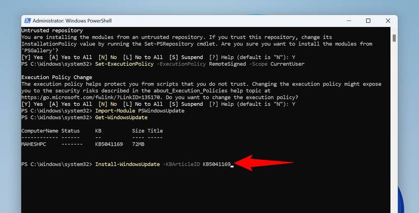 How to Install Updates Manually on Windows 11