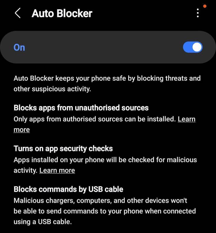 Android Soft Block Update 7 Android Security Features You Should Be Using