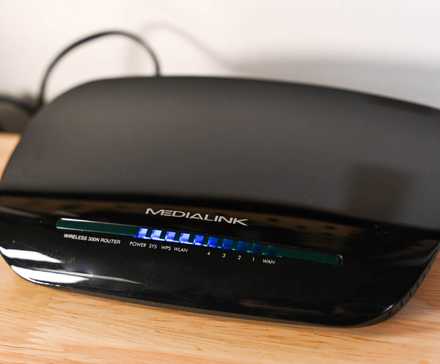 An old Medialink budget router.