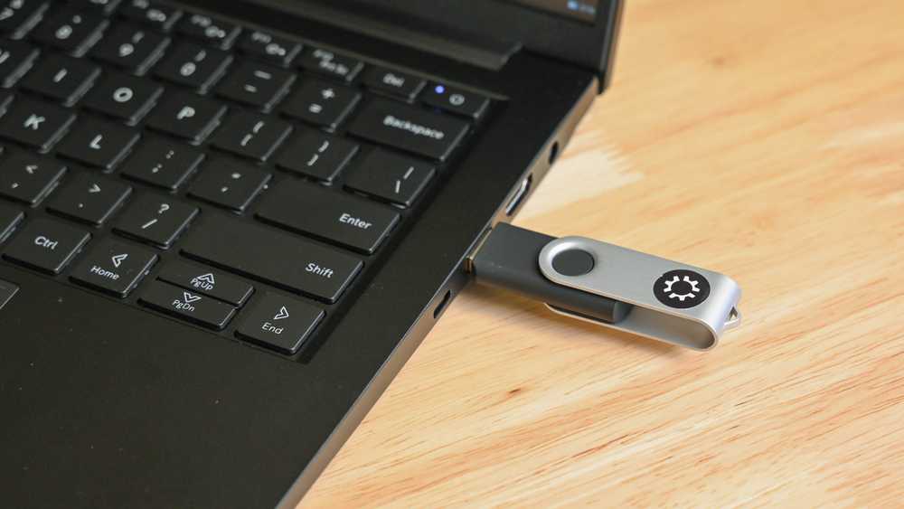 Single-board computers like Raspberry Pi can use USB Gadget Mode to emulate peripherals