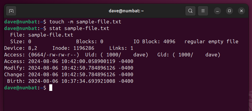 Touch Linux Command How to Use the touch Command on Linux