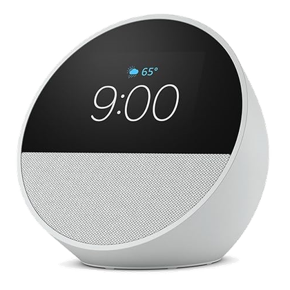新品未開封 Amazon Echo Spot 2024 ブラック Amazon Echo Spot (2024 release), Smart alarm clock with